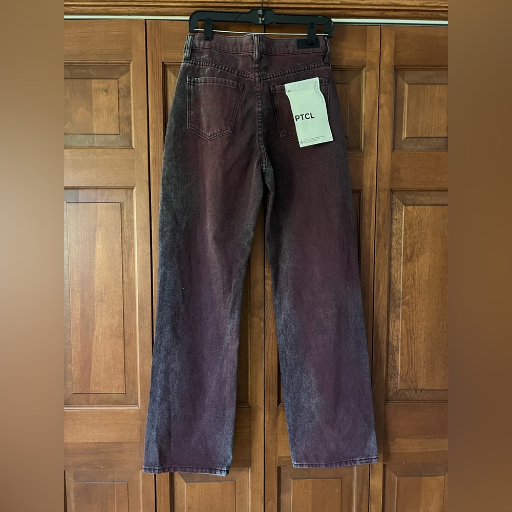 Women's Vintage Jeans in Deep Purple - Picture 4 of 6